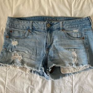 American Eagle Shortie Denim Shorts